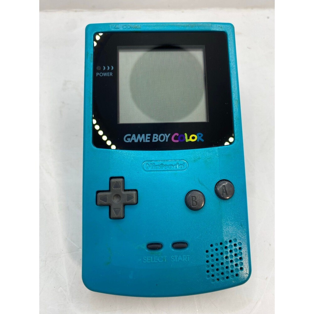 Gameboy Color Blue Teal Game Boy tested authentic excellent screen condition